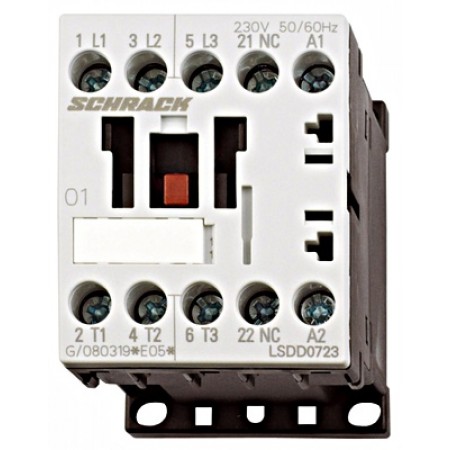Contactor 3kW/400V 1NI AC230V Schrack